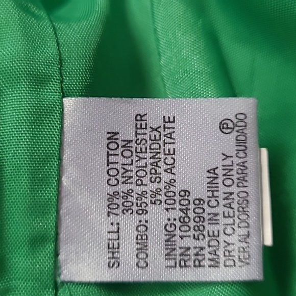 Antonio Melani green lace dress w/gold back zipper size 2 - Picture 8 of 8